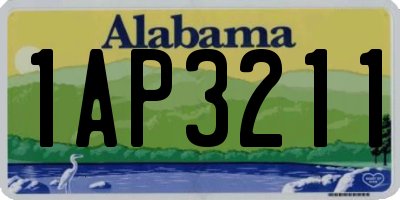 AL license plate 1AP3211