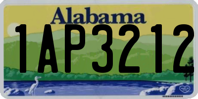 AL license plate 1AP3212