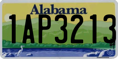AL license plate 1AP3213