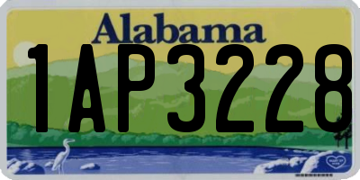 AL license plate 1AP3228