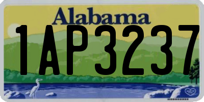 AL license plate 1AP3237