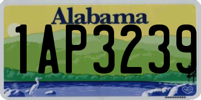 AL license plate 1AP3239