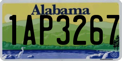 AL license plate 1AP3267