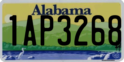 AL license plate 1AP3268