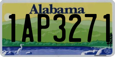 AL license plate 1AP3271