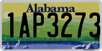 AL license plate 1AP3273
