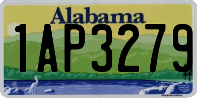 AL license plate 1AP3279