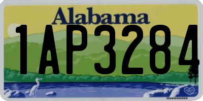 AL license plate 1AP3284