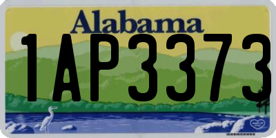 AL license plate 1AP3373