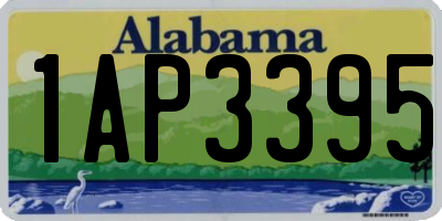 AL license plate 1AP3395