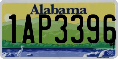 AL license plate 1AP3396