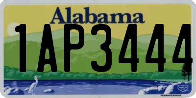 AL license plate 1AP3444