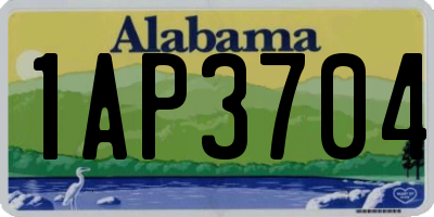 AL license plate 1AP3704