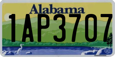 AL license plate 1AP3707