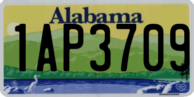 AL license plate 1AP3709