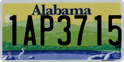 AL license plate 1AP3715