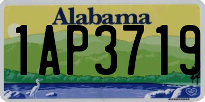 AL license plate 1AP3719