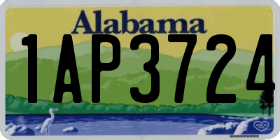 AL license plate 1AP3724