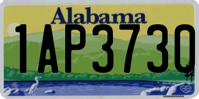 AL license plate 1AP3730