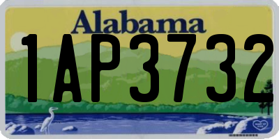 AL license plate 1AP3732