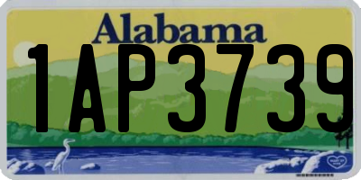 AL license plate 1AP3739