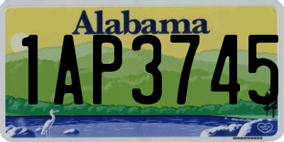 AL license plate 1AP3745