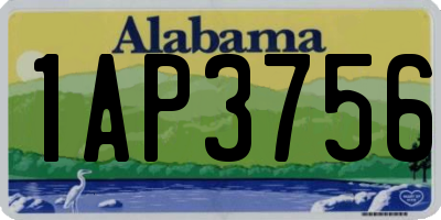 AL license plate 1AP3756
