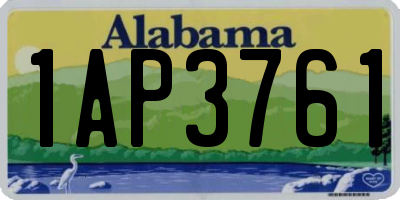 AL license plate 1AP3761