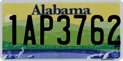 AL license plate 1AP3762