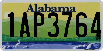 AL license plate 1AP3764