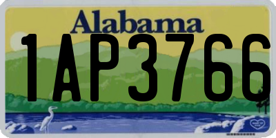 AL license plate 1AP3766
