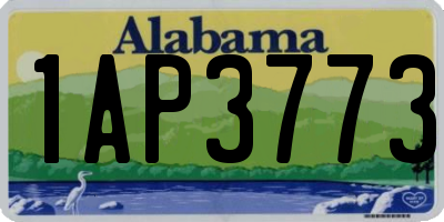 AL license plate 1AP3773