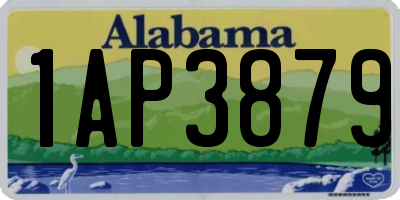 AL license plate 1AP3879