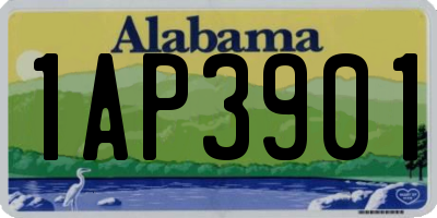 AL license plate 1AP3901