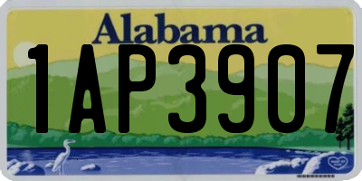 AL license plate 1AP3907