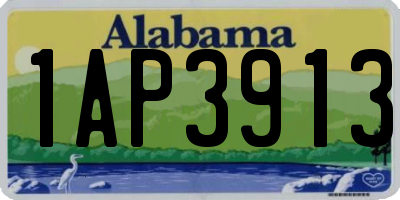 AL license plate 1AP3913