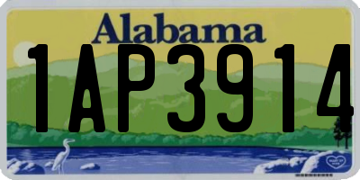 AL license plate 1AP3914