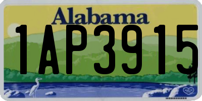 AL license plate 1AP3915