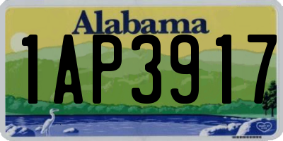 AL license plate 1AP3917