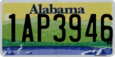 AL license plate 1AP3946