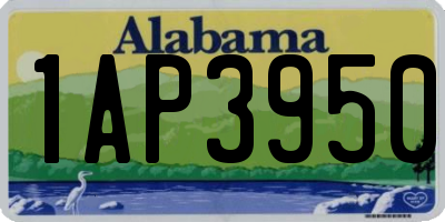 AL license plate 1AP3950