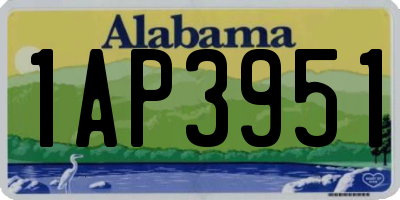 AL license plate 1AP3951