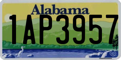 AL license plate 1AP3957