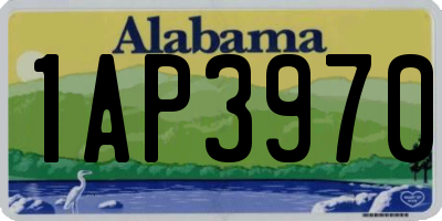 AL license plate 1AP3970