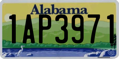 AL license plate 1AP3971