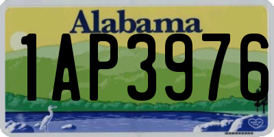 AL license plate 1AP3976