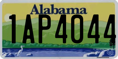 AL license plate 1AP4044