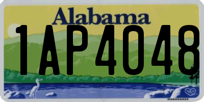 AL license plate 1AP4048