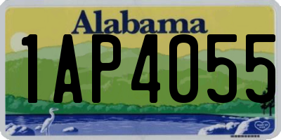 AL license plate 1AP4055
