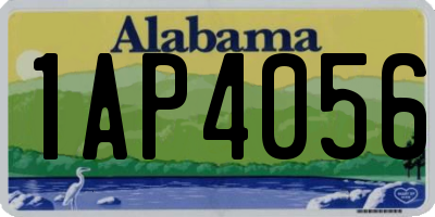 AL license plate 1AP4056